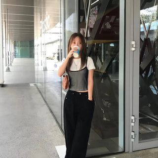 Noe Mesh See-through Layered Sleeveless Top