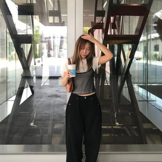 Noe Mesh See-through Layered Sleeveless Top