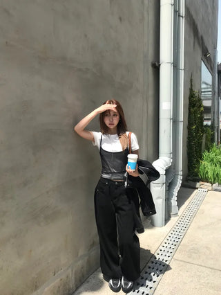 Noe Mesh See-through Layered Sleeveless Top