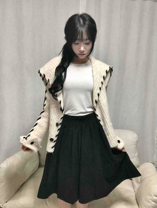 Daily Sailor Collar Knit Cardigan