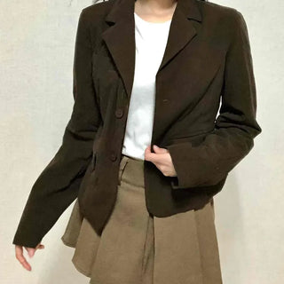 Comfortable Pleated Mini Skirt & Belt