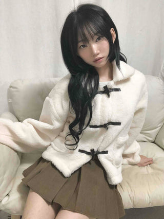 Comfortable Pleated Mini Skirt & Belt