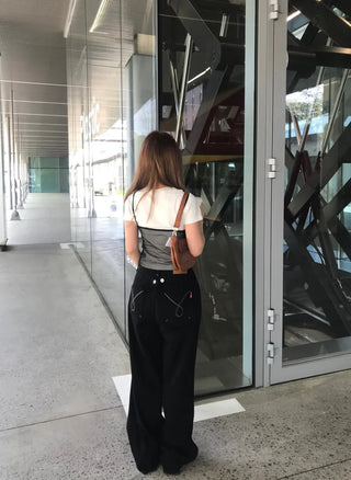 Core Bijou Stitch Pocket Wide Pants