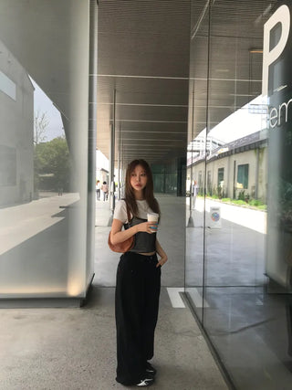 Core Bijou Stitch Pocket Wide Pants