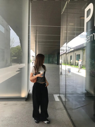 Core Bijou Stitch Pocket Wide Pants