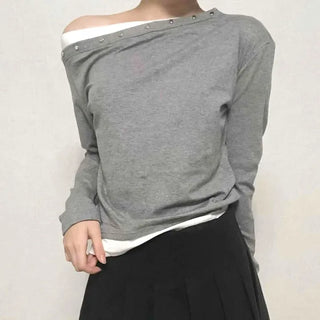 Pure Plain Pleated Mini Skirt