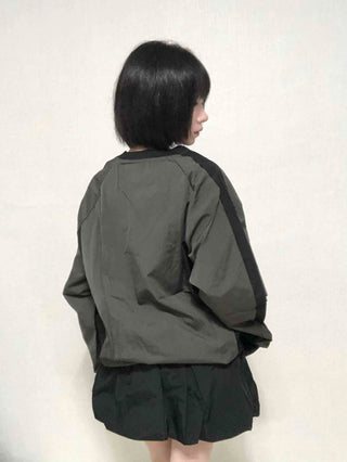 Casual Crinkly Oversized All-Season Sweatshirt