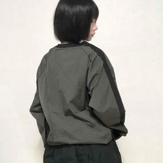 Casual Crinkly Oversized All-Season Sweatshirt