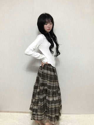 Basic Round Neck Loose Fit Long Sleeve T-shirt