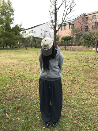 Elastic Waist Pleated Wide Jogger Pants