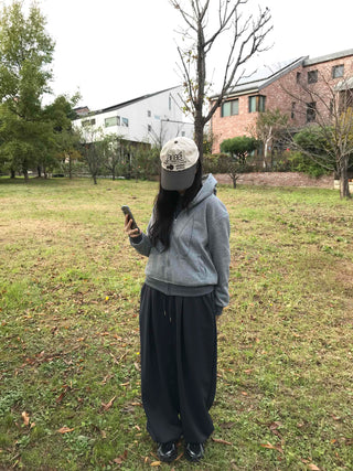 Elastic Waist Pleated Wide Jogger Pants