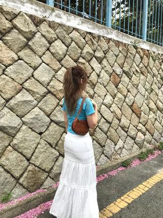 Leel Lace Tiered Long Skirt