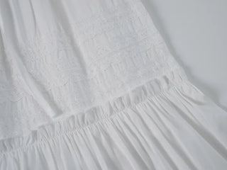 Leel Lace Tiered Long Skirt