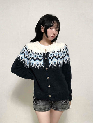 Boho Chic Loose Fit Viscose Button Cardigan