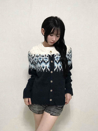Boho Chic Loose Fit Viscose Button Cardigan