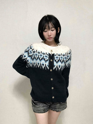 Boho Chic Loose Fit Viscose Button Cardigan