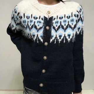 Boho Chic Loose Fit Viscose Button Cardigan