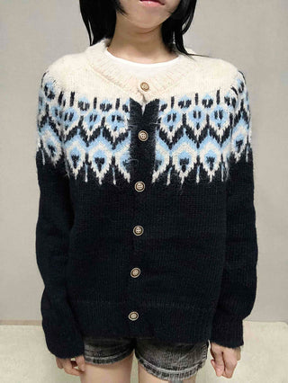 Boho Chic Loose Fit Viscose Button Cardigan