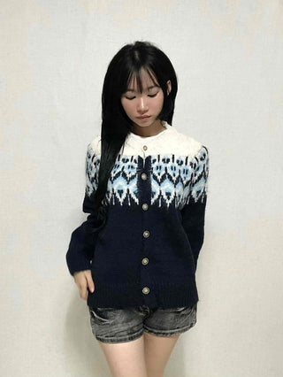 Boho Chic Loose Fit Viscose Button Cardigan