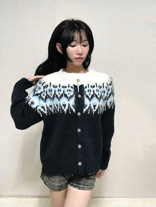 Boho Chic Loose Fit Viscose Button Cardigan