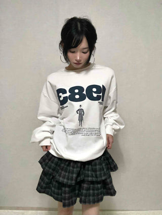 Effortless Stylish Oversized Cotton Round Neck Sweatshirt