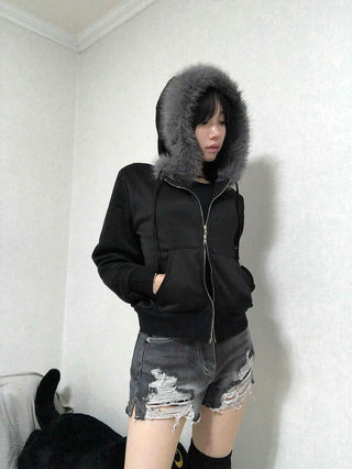 Grunge Washed Damaged Denim Shorts