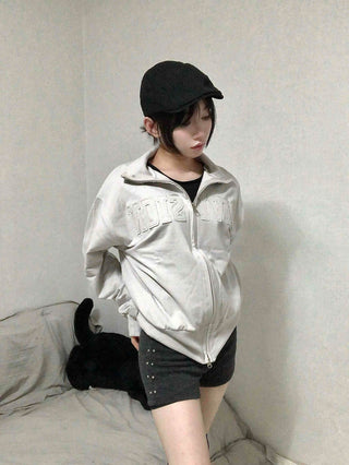 High-waisted Medium Shorts with Side Stud Detail