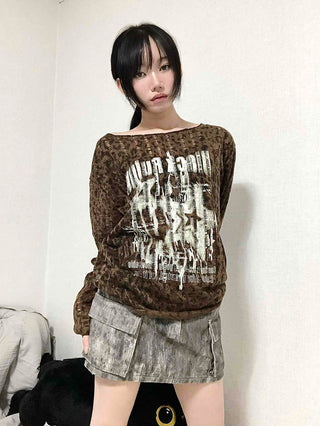 Vintage Washed Cargo Pocket Denim Mini Skirt