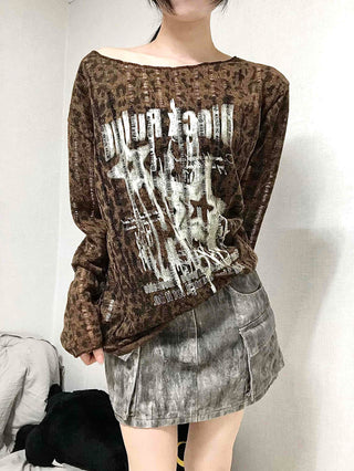 Vintage Washed Cargo Pocket Denim Mini Skirt
