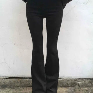 Modern Slim Flare Cotton Bootcut Pants
