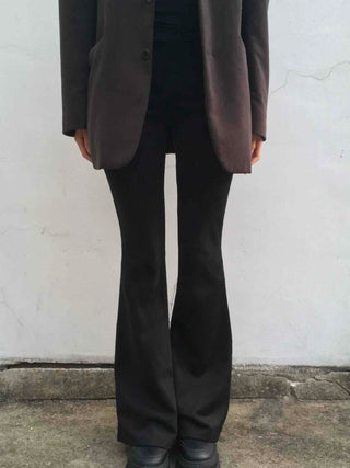 Modern Slim Flare Cotton Bootcut Pants