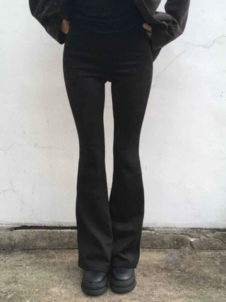 Modern Slim Flare Cotton Bootcut Pants