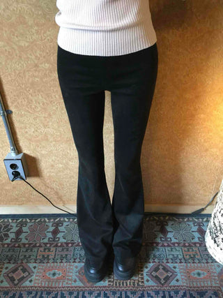 Modern Slim Flare Cotton Bootcut Pants