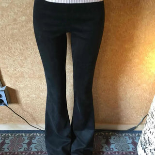 Modern Slim Flare Cotton Bootcut Pants