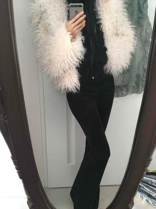 Modern Slim Flare Cotton Bootcut Pants