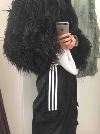Striped Track Oversized Training Pants