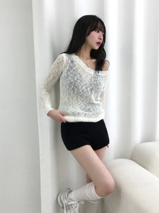 Noel Knit Micro Shorts