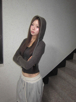 Athleisure Daily Loose Fit Zip-Up Hoodie