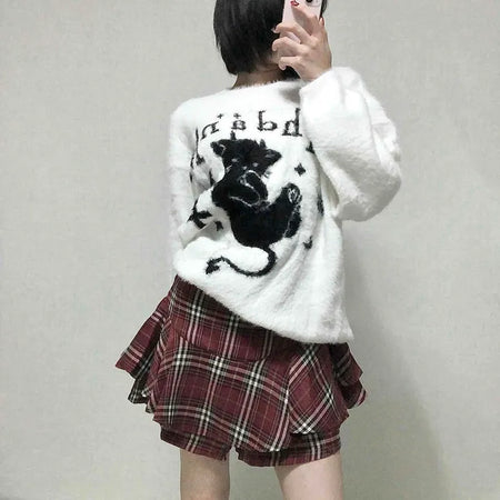 Campus Check Pleated Mini Skirt