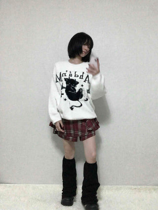 Campus Check Pleated Mini Skirt