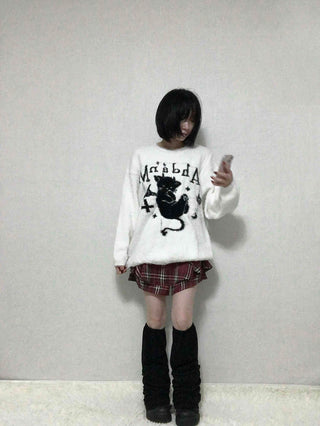 Campus Check Pleated Mini Skirt