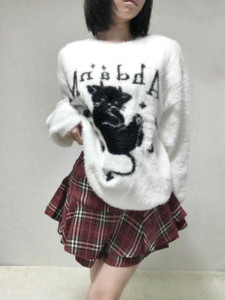 Campus Check Pleated Mini Skirt