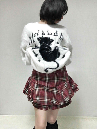 Campus Check Pleated Mini Skirt
