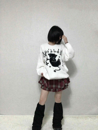 Campus Check Pleated Mini Skirt