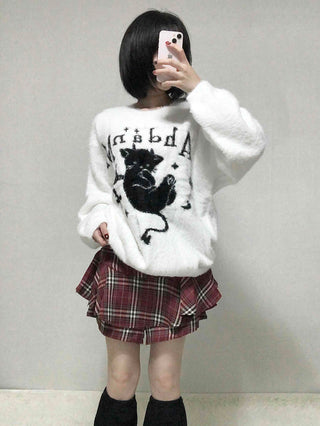 Campus Check Pleated Mini Skirt