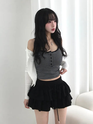 Ferro Tiered Skirt Pants