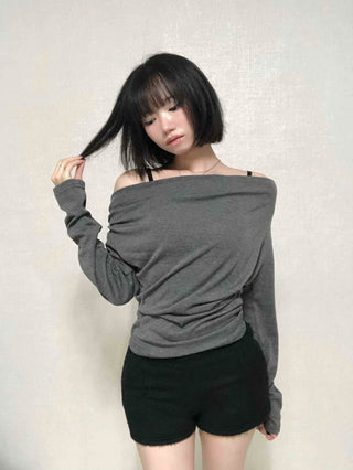 New Basic Soft Fur Shorts