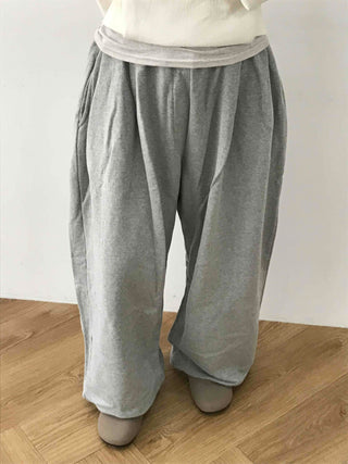 Cozy Fit Elastic Waist Balloon Fit Cotton Training Pants