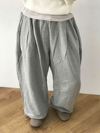 Cozy Fit Elastic Waist Balloon Fit Cotton Training Pants