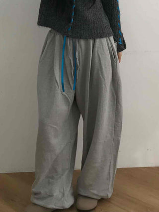 Cozy Fit Elastic Waist Balloon Fit Cotton Training Pants